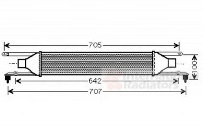 VAN WEZEL 17004320 -  Интеркулер
